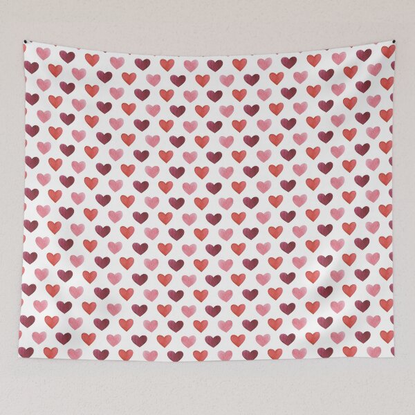 Item preview, Patrón de corazones de colores designed and sold by Motogetsu.