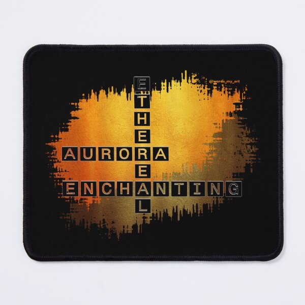 Item preview, Aurora, Ethereal and Enchanting Crossword designed and sold by words-my-art.