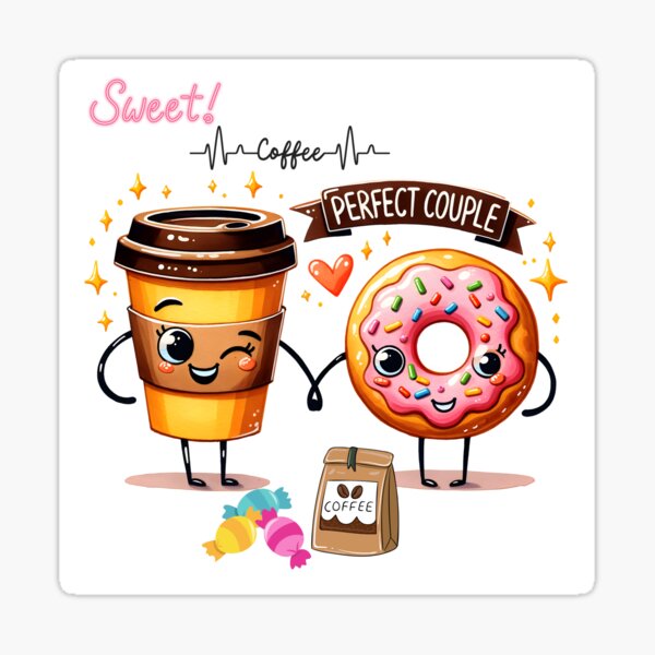 sweet coffee Sticker