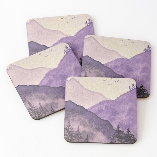 Item preview, Purple Mountains designed and sold by wkndcanvas.