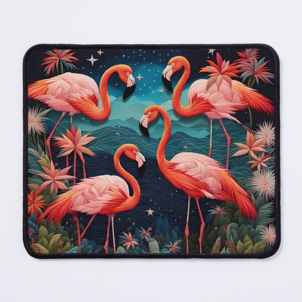 Artikelvorschau, Stickkunst - Flamingo, Flamingos!!! entworfen und verkauft von TWNightingale.
