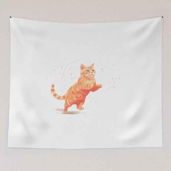 Item preview, Playful OrangeTabby Cat designed and sold by 51sho.