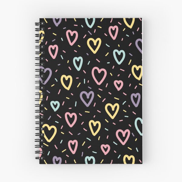 Item preview, Colorful Hearts Pattern designed and sold by Motogetsu.