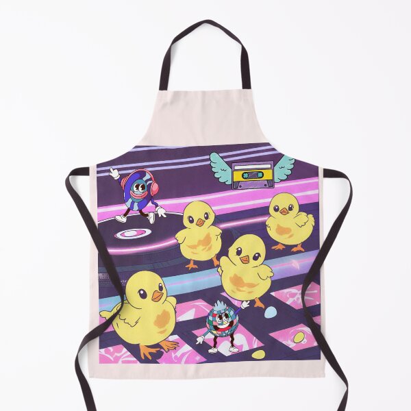 Item preview, Easter retro vinyl cool chicks on disco track designed and sold by Bubblegirl17.