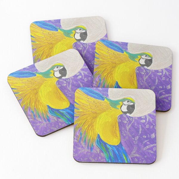 Item preview, Parrot With Flowers Under The moon designed and sold by Ann Marie Olsen.