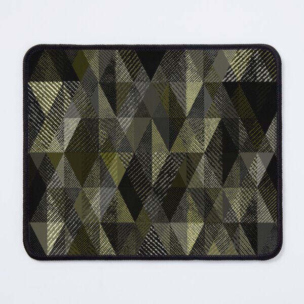 Item preview, Olive, black, grey rhombic textured pattern.  designed and sold by marinaklykva.