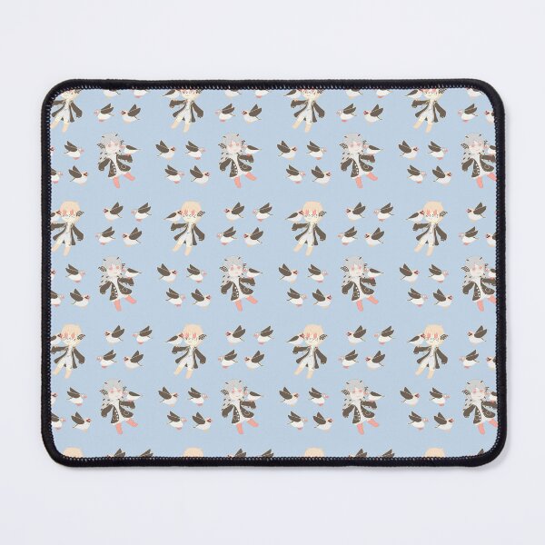Item preview, Quelea Bird Chibi Repeating Pattern designed and sold by CutesyChaos.