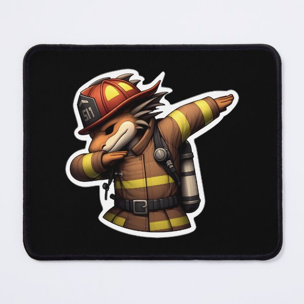 Item preview,  Dabbing Firefighter squirrel designed and sold by Animalpetslover.