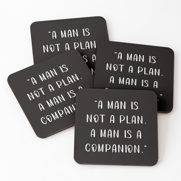 Item preview, A man is not a plan. A man is a companion. Women empowerment quote. designed and sold by JoyOfHopeStore.