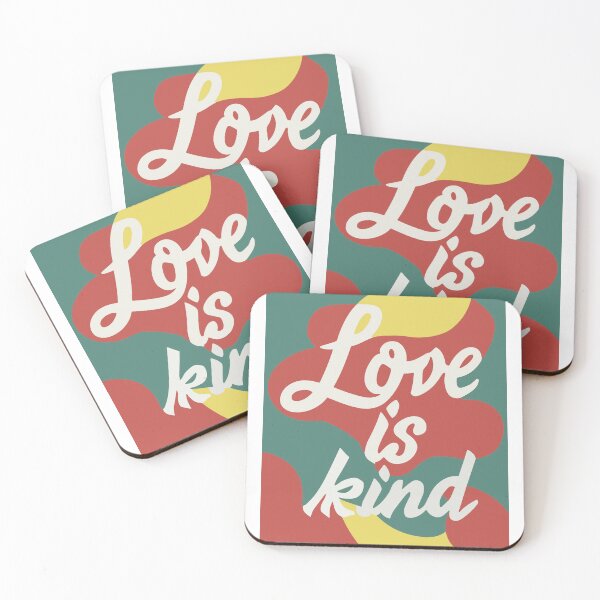 Item preview, Mid-Century Love: Retro Design with Minimalist Typography - Love is Kind designed and sold by HahaHandlesHub.