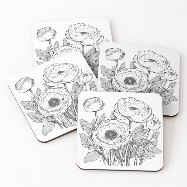 Item preview, Ranunculus flower  designed and sold by A-Wood-.