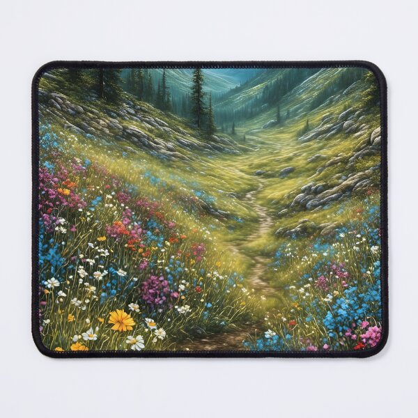 Item preview, Springtime Mountain Path designed and sold by ChanceTwoArt.