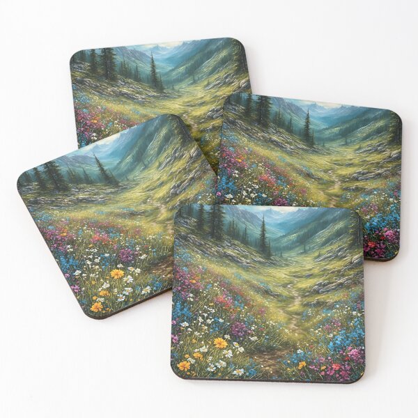 Item preview, Springtime Mountain Path designed and sold by ChanceTwoArt.