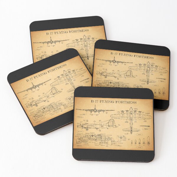 Item preview, B-17 Flying Fortress (Aged Parchment) designed and sold by BGALAXY.
