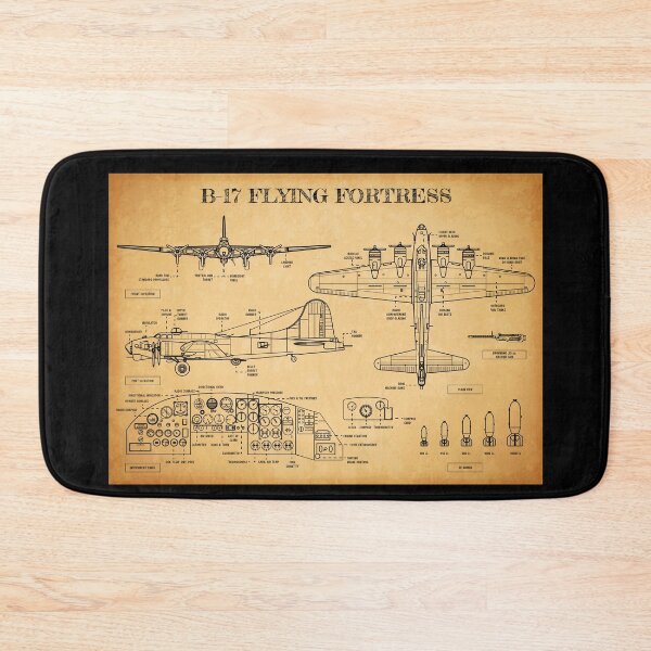 Item preview, B-17 Flying Fortress (Aged Parchment) designed and sold by BGALAXY.