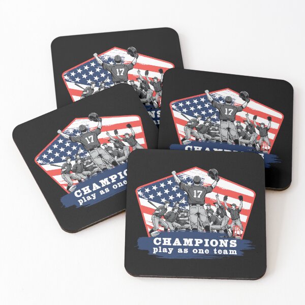 Item preview, USA - American BASEBALL - Champions play as one team - color designed and sold by ArtProjectShop.