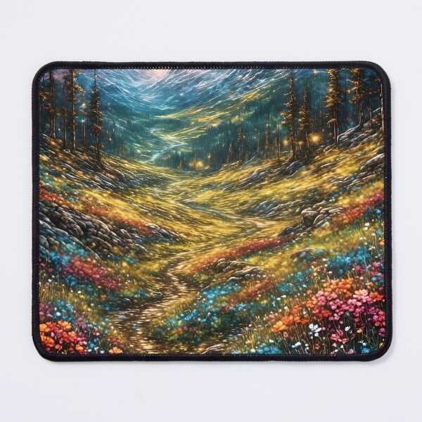 Item preview,  Springtime Mountain Path designed and sold by ChanceTwoArt.