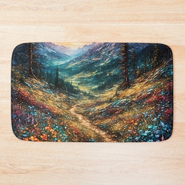 Item preview, Springtime Mountain Path designed and sold by ChanceTwoArt.