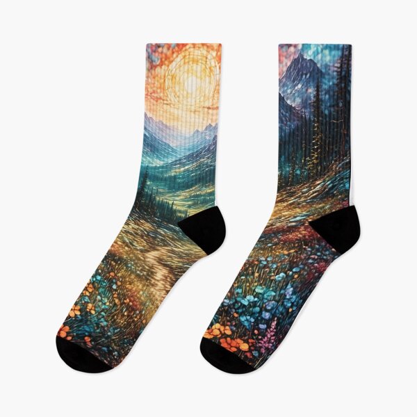 Item preview, Springtime Mountain Path designed and sold by ChanceTwoArt.