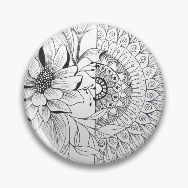 Item preview, Flowers and Mandalas designed and sold by hannahgill88.