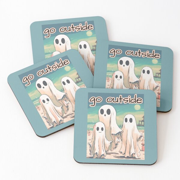 Item preview, Ghost Family at the Beach: Go Outside designed and sold by LivingRoomZoo.