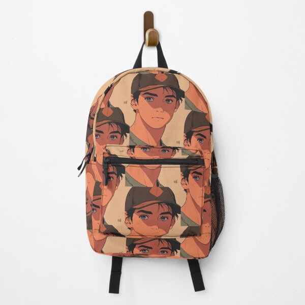 Item preview, cute japanese anime baseball boy in the sunset with cap designed and sold by twotwo sixteen.
