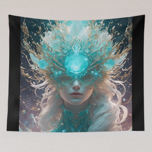 Item preview, Sea and Gold Mask designed and sold by TheNewPixel.