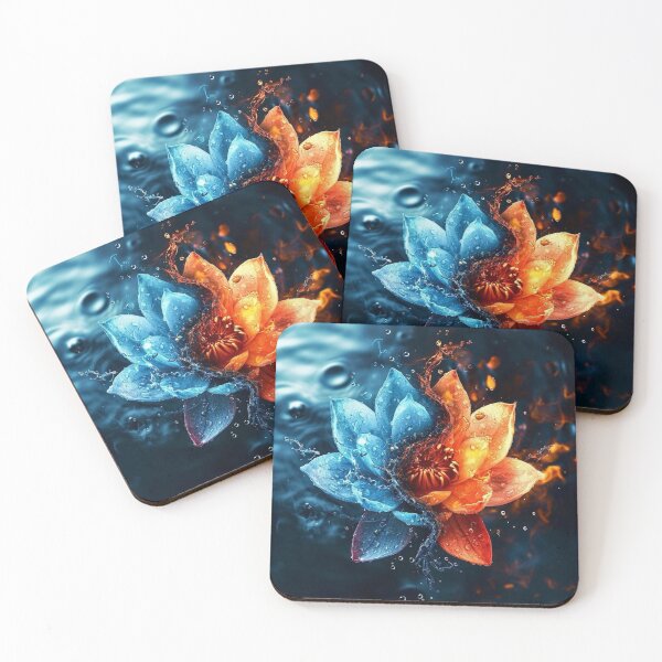 Item preview, Contrast between Water and Fire: The Stylized Flower?? designed and sold by TroviTutto.