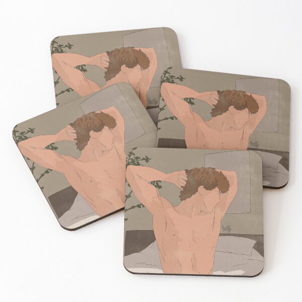 Item preview, cute boy with abs waking up (sean ford) designed and sold by twotwo sixteen.