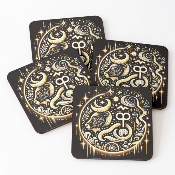 Item preview, Taurus Zodiac sign color tattoo designed and sold by ZodiBlend.
