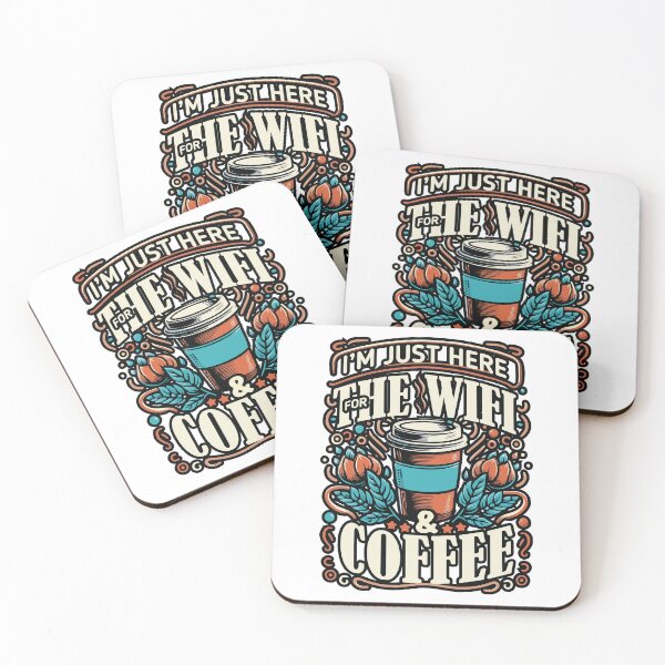 Item preview, I am just here for the wifi and coffee designed and sold by People Tee.