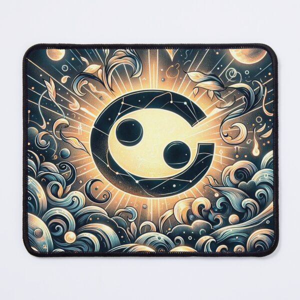 Item preview, Cancer Zodiac sign color tattoo designed and sold by ZodiBlend.