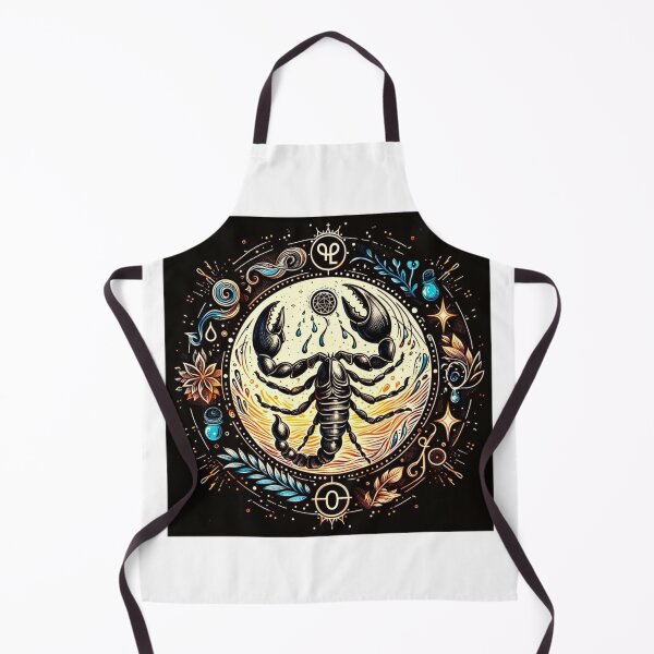 Item preview, Scorpion Zodiac sign color tattoo designed and sold by ZodiBlend.