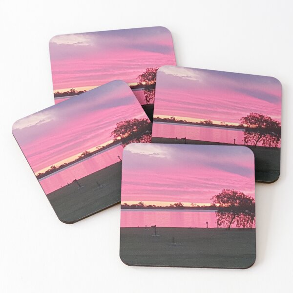Item preview, Sunset on an Australian Lake. designed and sold by WhoRayShirts.