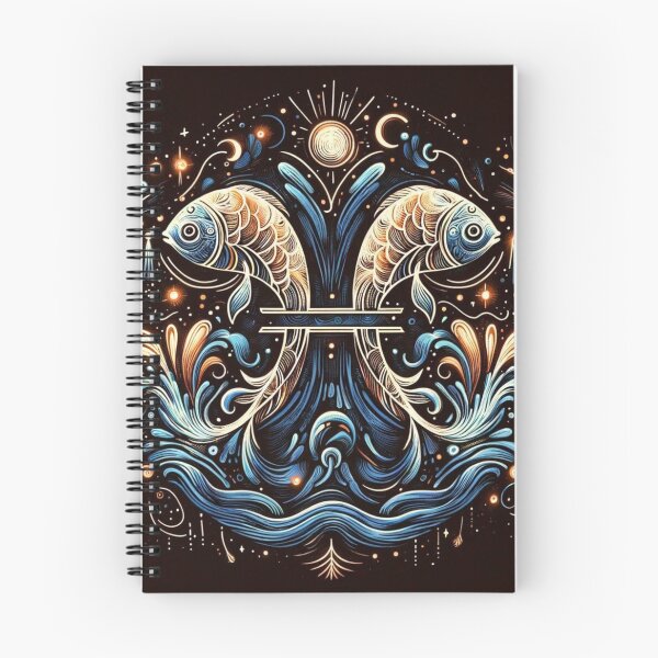 Item preview, Pisces Zodiac sign color tattoo designed and sold by ZodiBlend.