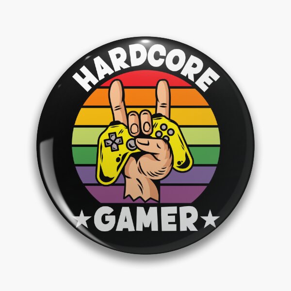 Item preview, Hardcore Gamer, Video Games, Vintage, Retro, Gamer Funny designed and sold by Porcupine Tees ⭐⭐⭐⭐⭐.