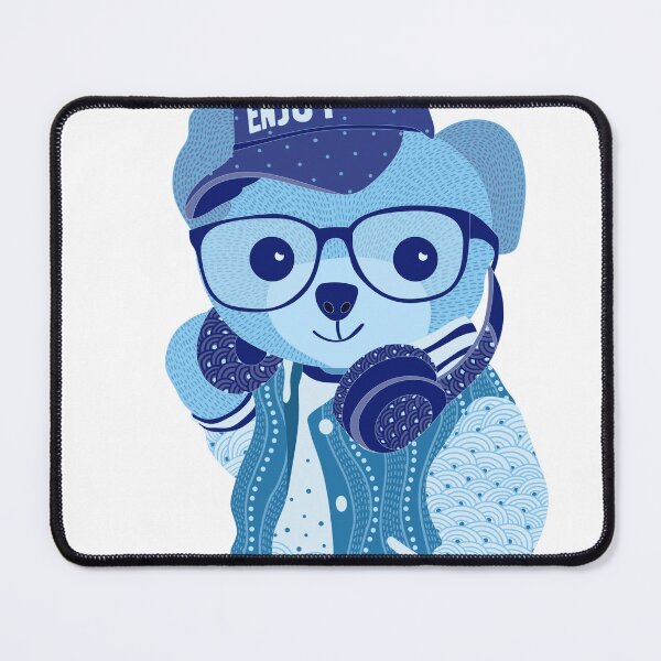 Item preview, Groove Bear: Blue Beats Bliss designed and sold by Srujanbyjazz-23.