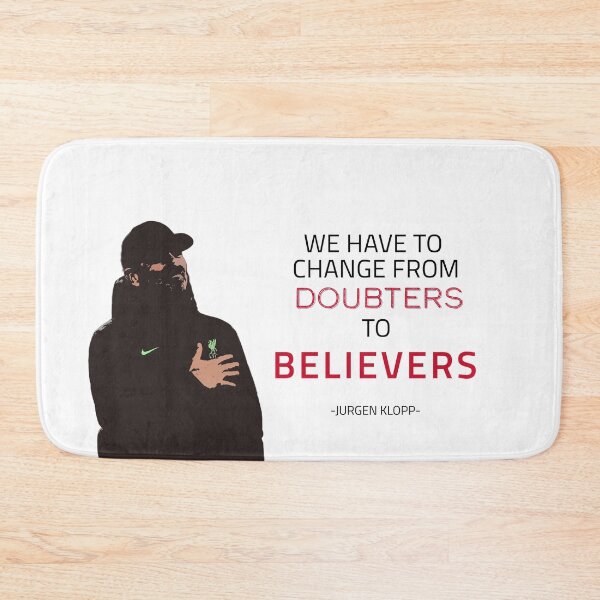 Item preview, DOUTBERS to BELIEVERS- Jurgen Klopp designed and sold by happy-capy.