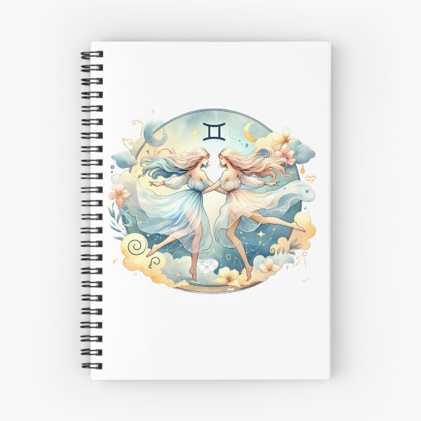 Item preview, Cloudbound Twins: Gemini's Ethereal Journey designed and sold by SpiriTee.