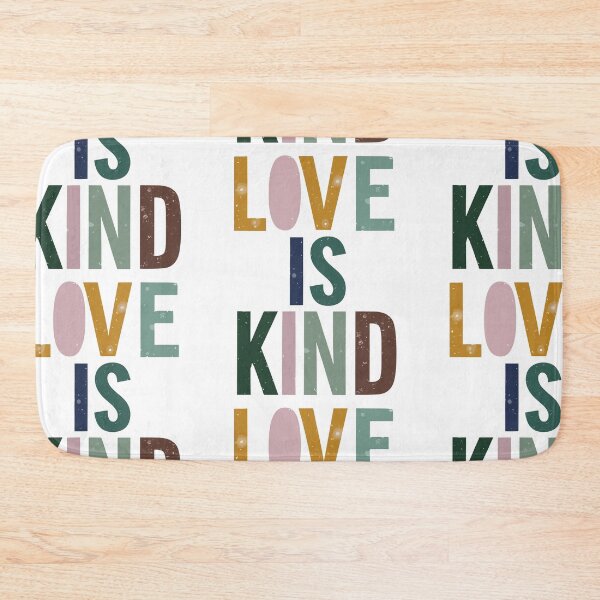 Item preview, Love is Kind - Scandinavian Minimalist Typography designed and sold by HahaHandlesHub.