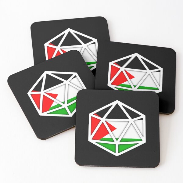 Item preview, Palestinian Flag D20 designed and sold by MartianTech.