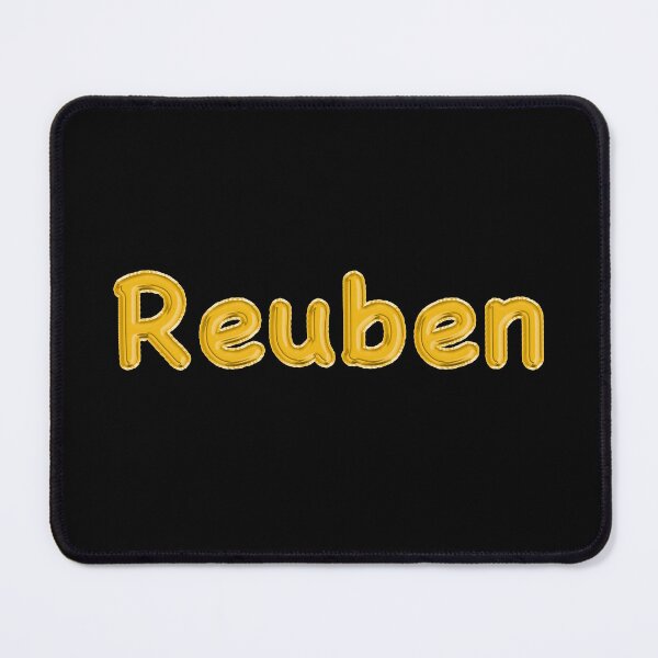 Item preview, Golden Balloon Reuben Name Label (Black) designed and sold by NormadWorld.