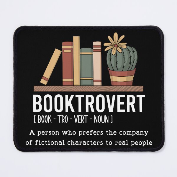 Item preview, Booktrovert (white) designed and sold by HofTao.