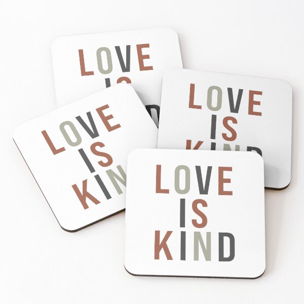 Item preview, Minimalist Love is Kind Typography - Scandinavian Decor designed and sold by HahaHandlesHub.