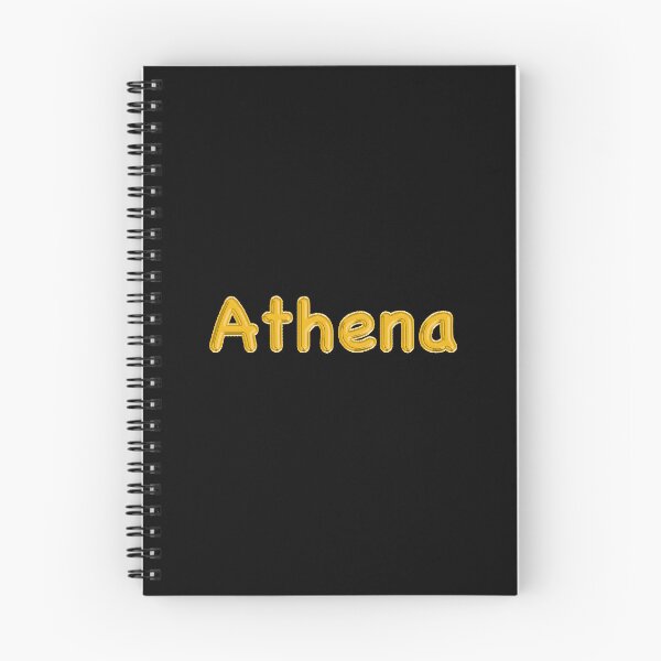 Item preview, Golden Balloon Athena Name Label (Black) designed and sold by NormadWorld.