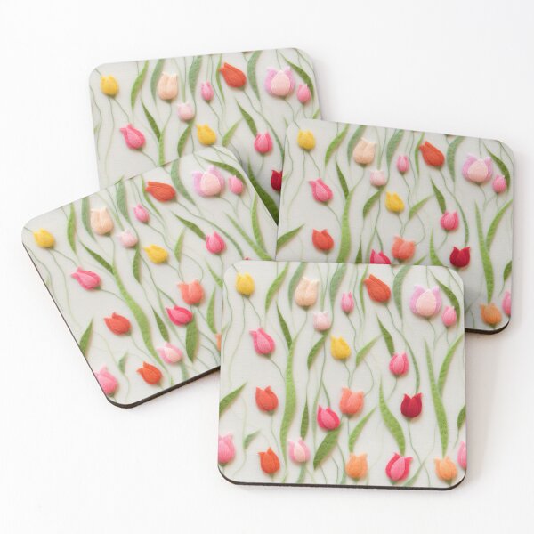 Item preview, Embroidered Felt Tulip Flowers designed and sold by SimoneBalman.