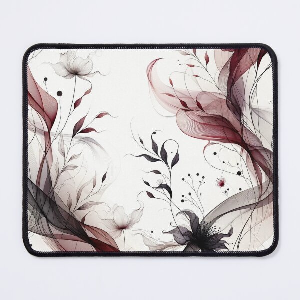 Item preview, Serene Intricacies: Burgundy on White designed and sold by CardsStudio.