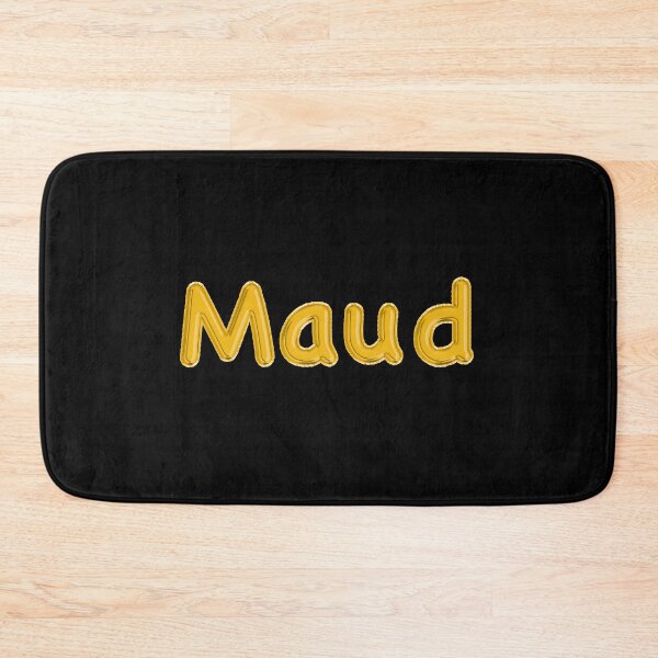 Item preview, Golden Balloon Maud Name Label (Black) designed and sold by NormadWorld.