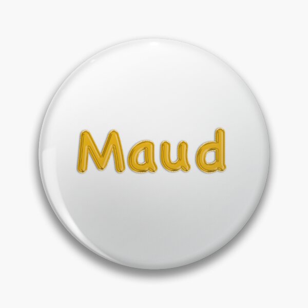 Item preview, Golden Balloon Maud Name Label designed and sold by NormadWorld.