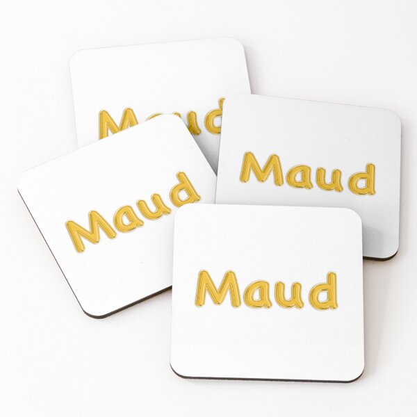 Item preview, Golden Balloon Maud Name Label designed and sold by NormadWorld.